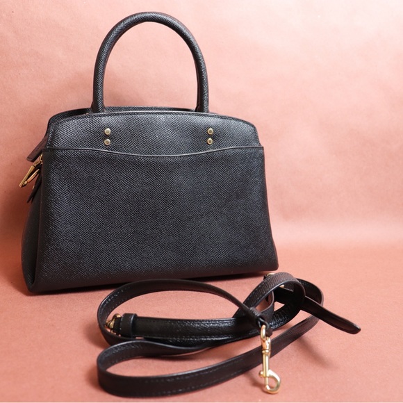 COACH Pebble Leather Hand bag with Shoulder strap - Mini Lillie Carryall - Picture 10 of 16